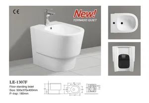 Floor Standing Modern Style White Single Hole Ceramic Toilet Bidet Seat Bidets - Guangdong Leen Sanitary Ware Technology Co., Ltd. - China