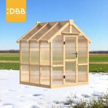 OEM ODM 6FT 10FT Gable Garden Greenhouse Porch Sustainable Wood Outdoor Rot Proof Single Door Gardening Supplies - Zhejiang Dibibi Technologies Co., Ltd. - China
