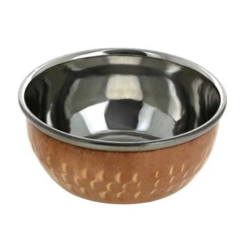 Hammered Round Copper Serving Bowl, for Home,Hotel, Capacity: 200 ml - YVC Online Shoping - India
