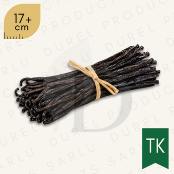 Black Vanilla Single Origin TK Long 17cm+ Split Pods Madagascar Bourbon Vanilla Beans - DUREL PRODUCTS  - Madagascar