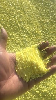 Granular sulfur