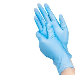 Blue Black Disposable Nitrile Latex Vinyl Gloves for Household Cleaning - Xiantao Topmed Nonwoven Protective Products Co., Ltd. - China