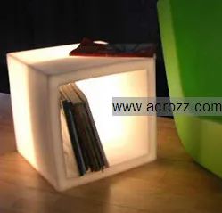 Outdoor Garden Party Lighting Cube LED Furniture Stool - Acrozz Co., Limited - China