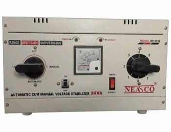 Three Phase 5 kVA Servo Voltage Stabilizer Capacity 5 KVA Phase Three Phase Input Voltage 240 VAC Cooling Type Air - Aeon Marketing Enterprises - India