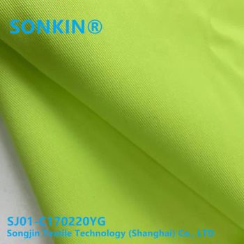 100% Cotton Flame Retardant Fluorescent Fabric Industrial Use Woven Fabric for Gloves, Clothing, Bag, Blanket, Wig, Motorcycle, Backpack, Auto Parts - Songjin Textile Technology (Shanghai) Co., Ltd. - China