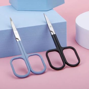 Wholesale Stainless Steel Beauty Eyebrow Cosmetic Makeup Eyelash Nose Hair School Tailor Surgical Scissors - ESHA CO., LIMITED. - China