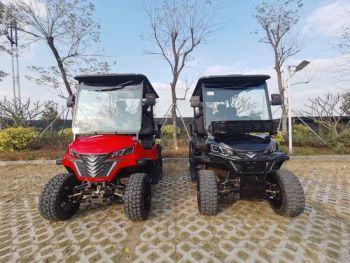 Lifted 4 6 Seats Hunting Cart Drive Electric Golf Car with Cup Holder - Luckyram Technology Co., Ltd - China