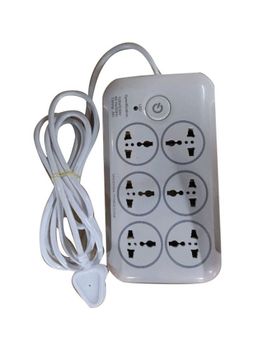 3 Pin White Tablet Power Supply Extension Board, For Home Appliances - Pravya Enterprises - India