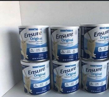 Ensure Original Nutrition Powder Vanilla 14 Oz Pack of 6 Brand Ensure Shape Powder Flavor Vanilla Packaging 14 Oz container, 6 containers/pack, carton packaging available - TRADING4ALL LLC - United States