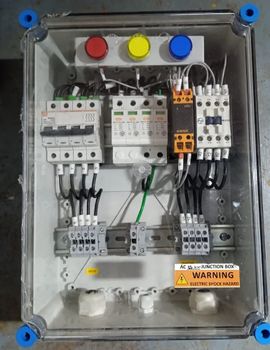 32A to 125A Solar Acdb Panels BODY IP67 SPP MULTISPAN KW 5 TO 100KW MCB/MCCB L&T/ABB Capacity 32A to 125A Enclosure Rating - Ahmdc Solar Energy - India