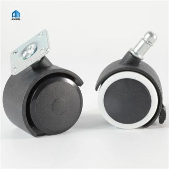 Office Furniture Hardware Nylon Caster Wheel for Furniture Swivel Chair Wheel - Shanghai Angmi New Material Co., Ltd. - China