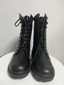 Lace up Waterproof Combat Boots Tactical Boots Width 10cm Height 28cm Length 29cm Color Black Weight 1.2kg Origin Hebei Gender - Beijing West Line Protection Co., Limited - China