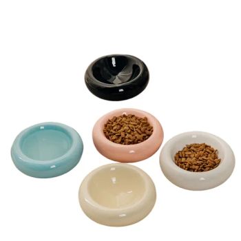 Wholesale Colorful Donut Design Ceramic Pet Food and Water Bowl for Dogs and Cats - Anhui Joypaws Co., Ltd. - China