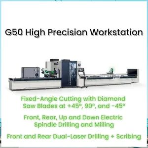 Versatile 6axis CNC Laser Sawing for Aluminum and PVC Curtain Walls Window Machine - Shandong Zhonglin Cnc Machinery Co., Ltd - China