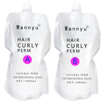Natural Hair Curl Perm Usage Curling Origin Guangdong Shelf Life 3 Years OEM and ODM Design Support Formula Mild Herbal - Guangzhou Wannyu Trading Co., Ltd. - China