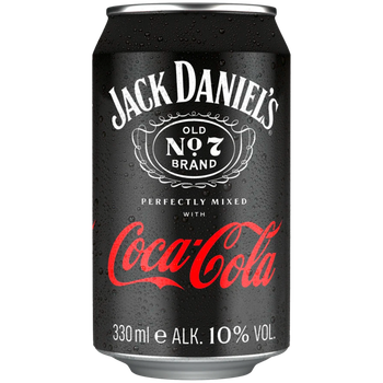 Jack Daniel's & Cola 10% Jack Daniels Whiskey 330ml all flavors available - BOLIDO NETHERLANDS B.V. - Netherlands