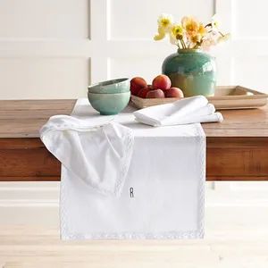 Chain Link Embroidered Table Runner - Shanghai DPF Textile Co., Ltd. - China