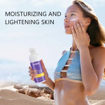 Bulk Sale Ekber Summer Skin Care Organic Sunblock Cream Physical Sun Care 60ml SPF50+++ UV Protection Sunscreen Cream - Guangzhou Tinsun Biotechnology Company Limited - China