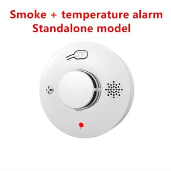 Smoke+Temperature Alarm-Independently Photoelectric Smoke Fire Detector and Alarm Smoke Detector Fire Alarm - Changsha Jiumo Security Technology Co., Ltd. - China