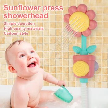 Children Cartoon Baby Bath Bathtub Sprinkler Toys Bath Sunflower Shower Water Spray Girl Boy Bathroom Toys - Kingsun Baby Products Co., Ltd. - China