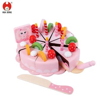 High Quality Wholesale Wooden Toys Children's Playsets Simulation Toys Eco-Friendly Role-Playing Educational Toys Wooden Cake Toys Durable Wooden Toys - Hua Dong Plastic Toys & Electronic Co., Ltd - China