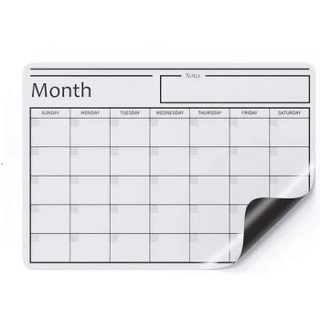 Magnetic Monthly Calendar Planner Whiteboard Fridge Magnetic Whiteboard - Great Magtech (Xiamen) Electric Co., Ltd. - China