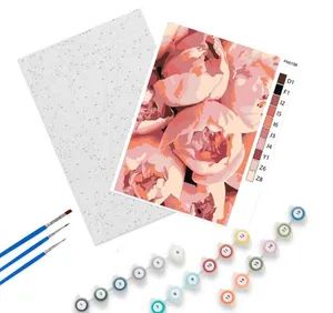 Flowers DIY Painting Paint by Number Kit Still Life Paintings Home for Adults - Ningbo Hardwork Art & Craft Co., Ltd. - China