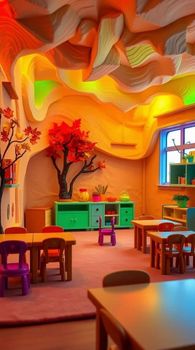Play School Furniture Color Yellow Warranty 1 Year Material Wooden Usage/Application School Product Type Kids School - AVK Building Solution And Management - India