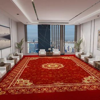 Commercial Customized Wool Blend Wall to Wall Axminster Carpet for Reception Room - Rizhao F-Leader International Trade Co., Ltd. - China