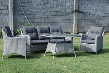Vanice - 4 pieces lounge set Assembly Method K/d Table Cartons Per Set 2 Carton/set Minimum Order Quantity 39 Sets Loading Capacity 39 Sets Per - Hung Dung Phat Mfg. & Trading Co., Ltd - Vietnam