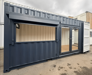 10ft x 8ft Custom Shipping Container Conversion – Portable Building for sale - senesie mfg llc - United States