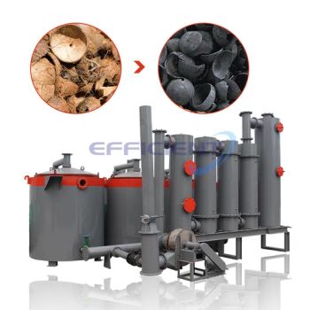 Hoist Vertical Airflow Charcoal Stove Machine Wood Vinegar Continuous Carbonization Furnace - Henan Efficient Machinery CO., LTD - China