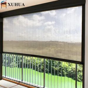 Xuhua Customized Roller Shades Blinds Outdoor Screen Fabric Motorized Remote Roller Blind - Guangzhou Xuhua Sunshade Technology Co.,Ltd. - China