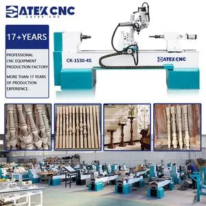 Woodworking Stairs Legs Double Knives Automatic CNC Wood Lathe Machinechina Manufacture - Jinan Catek Cnc Machinery Co., Ltd - China