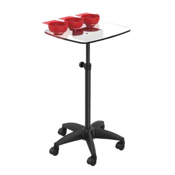 High Quality Beauty Acrylic Plastic Trolley Cart Salon Rolling Trolley Cart Hair Salon Trolley Beauty Salon Equipment - Guangzhou Kuren Hairdressing Company Limited. - China