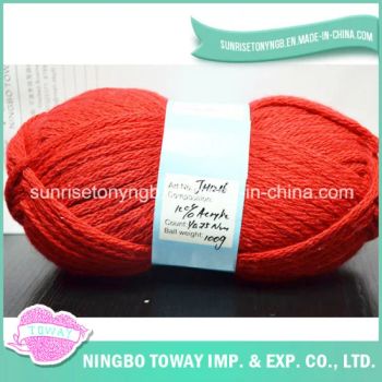 Hand Knitting Super Wash Red Acrylic Knitting Yarn Key Yarn Life Long Life Trademark Toway Size Customized Technics Knitted - NINGBO FANST IMP.&EXP. CO., LTD. - China