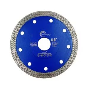 125mm Hot Pressed Sintered Mesh Turbo Diamond Circular Saw Blade Dry or Wet Diamond Grinding Cutting Disc for Hard Material - Taizhou Precision Abrasive Tools Trade Co., Ltd. - China