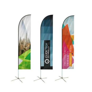 Custom Waterproof Feather Flags Aluminum Flagpoles-Digital Printed Outdoor Advertising Banners for Camping Beach Event Decor - Foshan Aodong Tent Co., Ltd - China