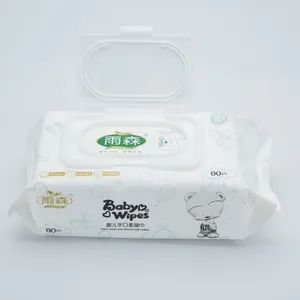 Organic Gentle Cleaning Water Wet Baby Wipes Household Spunlace Material for Baby Care - Baoding Yusen Sanitary Health Supplies Co., Ltd - China