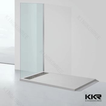 Kkr Solid Surface Sector Umbrella-Type Non-Slip Shower Base - Shenzhen MSUN Sanitary Ware Co., Ltd. - China