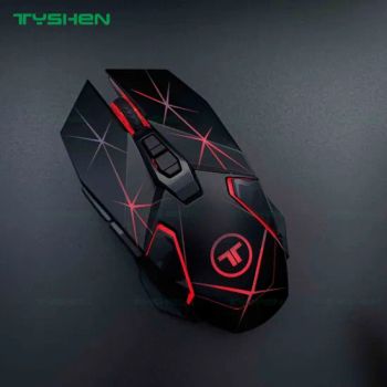 Rechargeable 7 Buttons USB Port Computer Wireless Gaming Mouse 7 Color RGB Gaming Mouse - Tyshen Technology Co., Limited - China