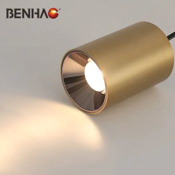 Modern Round LED COB Ceiling Spotlights with Elegant Aluminum Design - Guangdong Benhao Trading Co., Ltd. - China