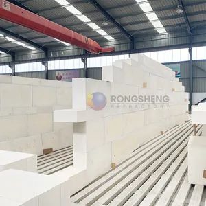Factory Supply Zirconia Corundum Brick High Quality Azs 33# 36# 41# Fused Cast Refractory Brick for Glass Kiln - ZHENGZHOU RONGSHENG REFRACTORY CO., LIMITED - China