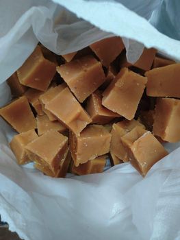 Premium Natural Cane Jaggery Cubes from Hash Exim Premium Natural Cane Jaggery Cubes - Hash Exim - India