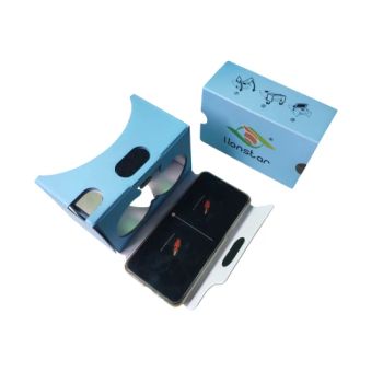 Cmyk Printing Branded Google Cardboard Vr Headsets 3D Virtual Reality Video Glasses Logo Custom Cardboard Vr Viewer - Shenzhen Lionstar Technology Co., Ltd. - China