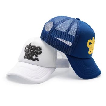 Puff Print Custom Classic Mesh Embroidery Solid Color Trucker Hat Wholesale Blank Foam Trucker Hats High Quality Richardson 112 Trucker - Guangzhou New Apparel Trade Company Limited - China