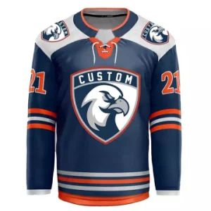 High Quality Personalized Custom Ice Hockey Jerseys Fashion Sublimated Printed Team Name Number Breathable Team Sports for Men - Dephens Sporting Goods Limited - China