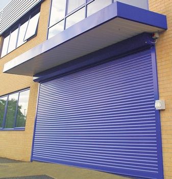 Industrial Automatic Rolling Shutter Style Full Height Position Exterior Material Aluminum Finishing POlished Brand Trinity - Trinity Tecsolutions - India