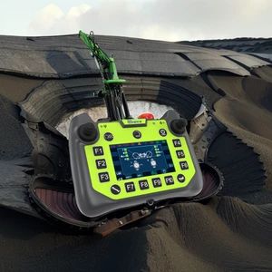 Ohm E10 Z Remote Control for Heavy-Duty Crane Construction Color Red Weight 800g Origin China Trademark OHM Code Type - OHM (Chongqing) Electronics Technology Co., Ltd. - China