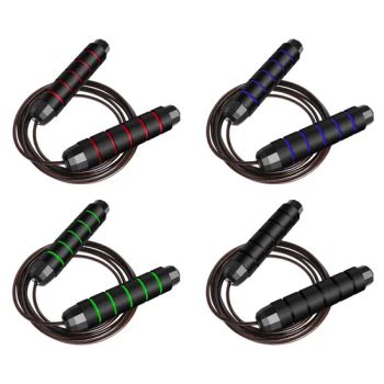 Wholesale Jump Ropes, Tangle-Free Speed Jumping Ropes with Foam Handles, Adjustable Skipping Ropes for Fitness - Nanjing Allshing Trade Company Limited - China